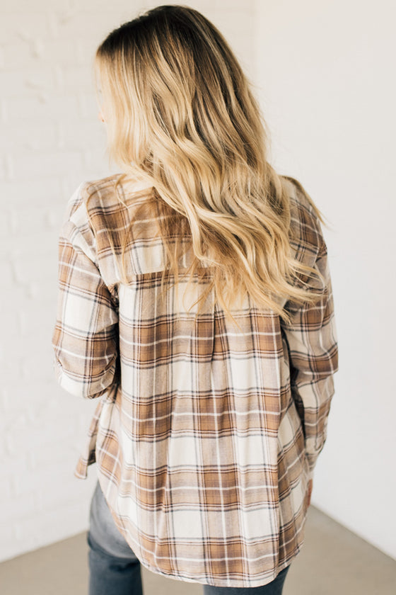 Brooks Plaid Flannel Top