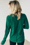 Button Mix Henley Long Sleeve Tee