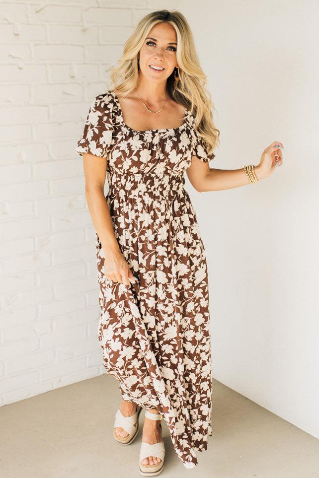 Camden Floral Smocked Waist Maxi Dress