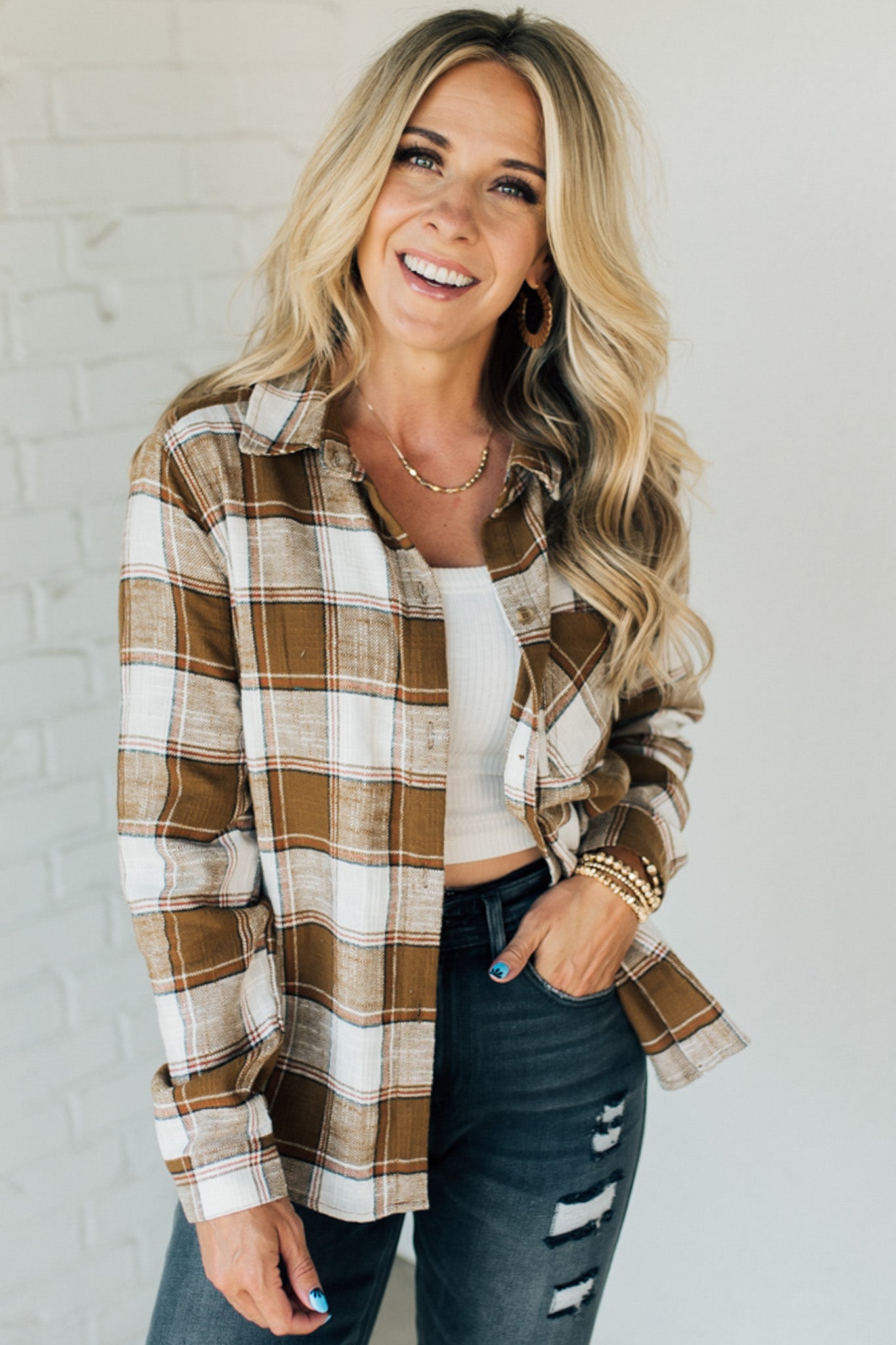 Carter Classic Flannel Plaid Top