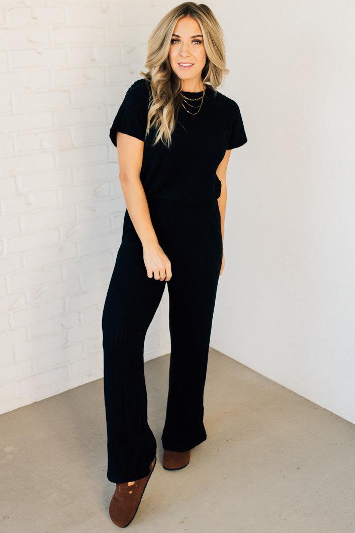 Cassia Brushed Ribbed Jumpsuit