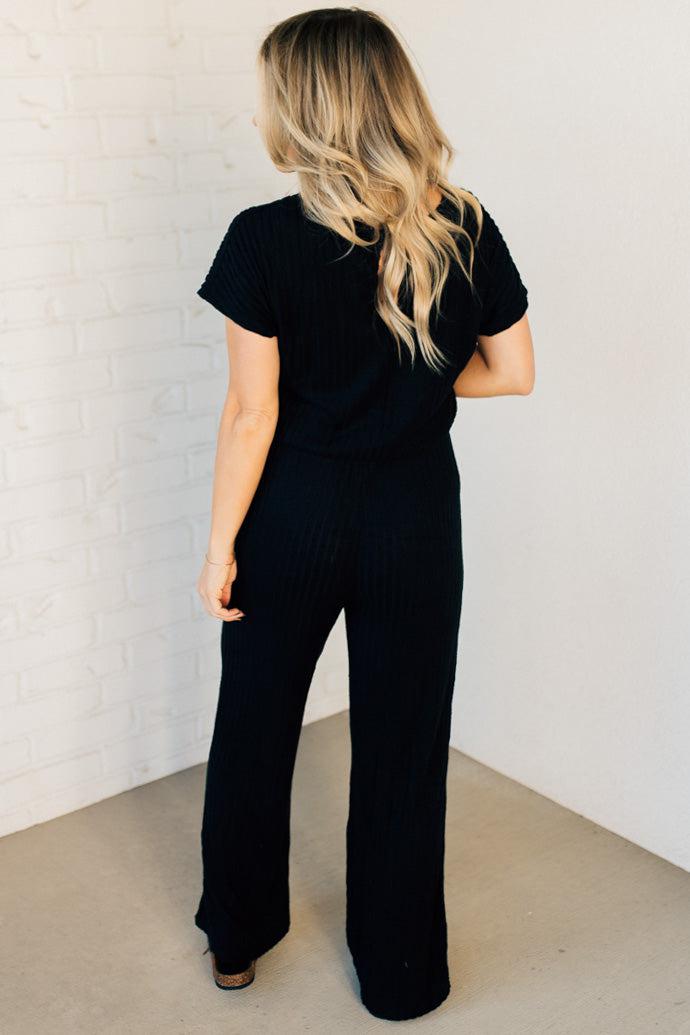 Cassia Brushed Ribbed Jumpsuit