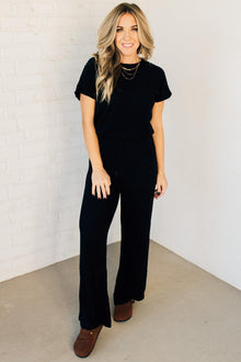  Cassia Brushed Ribbed Jumpsuit