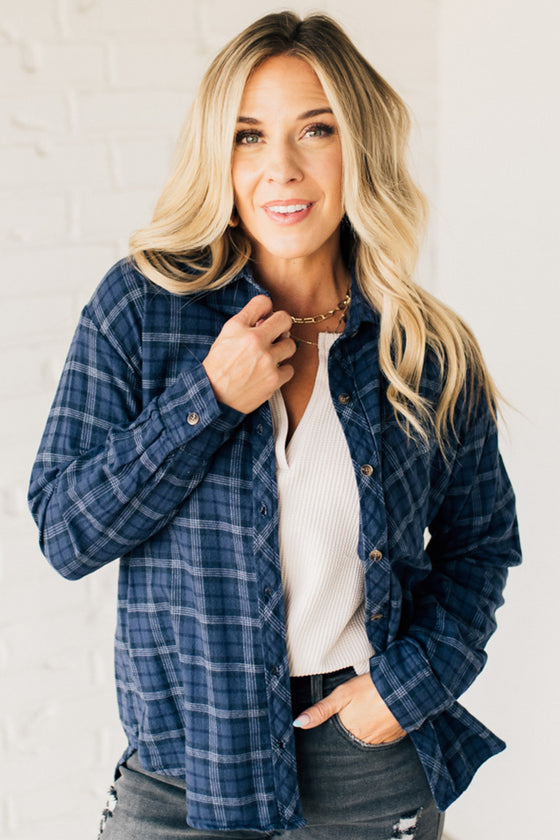 Channing Flannel Plaid Top