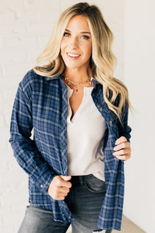  Channing Flannel Plaid Top