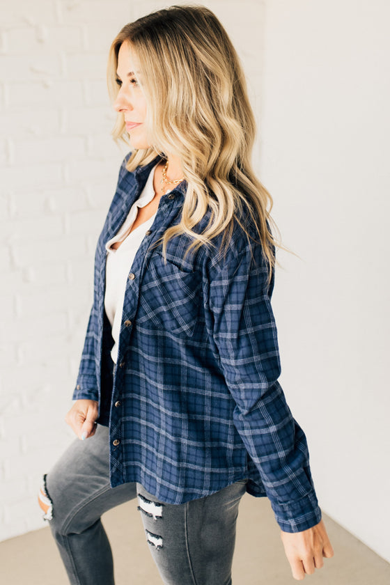 Channing Flannel Plaid Top