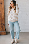 Check and Stripe Sweater