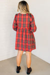 Christa Plaid Mini Dress