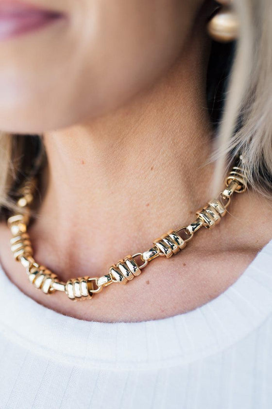 Chunky Linked Necklace