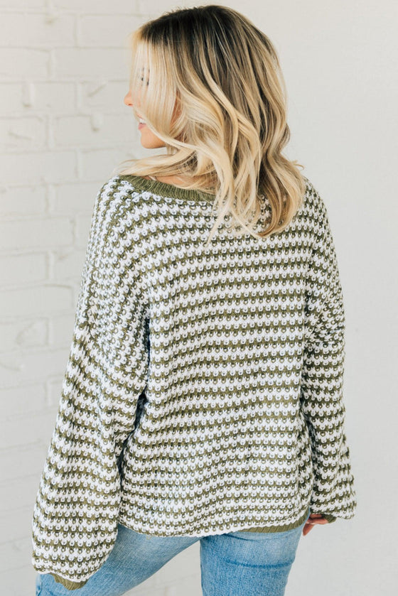 Cloudwalk Loose Striped Sweater