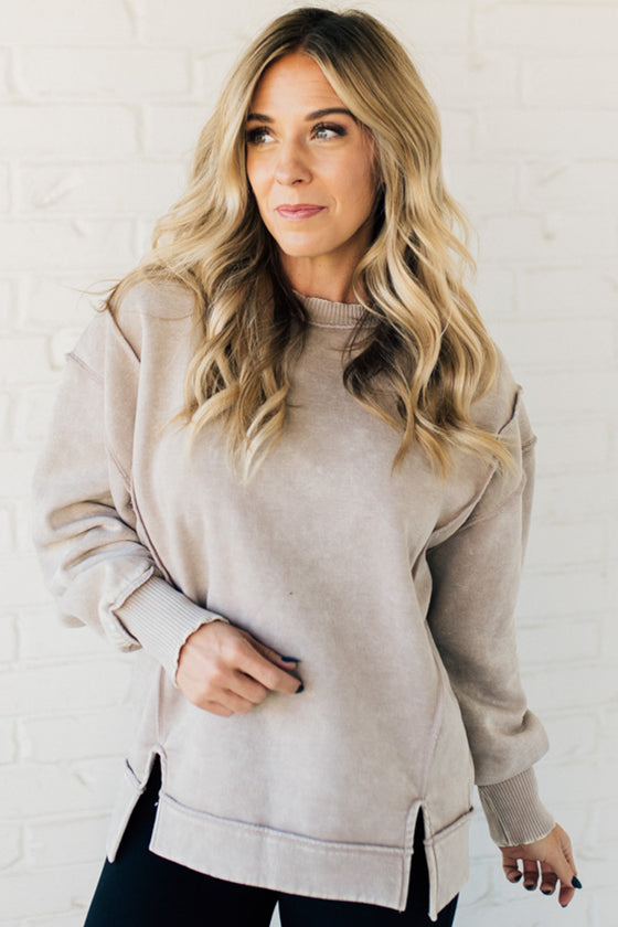 Clover Seam Detail Sweatshirt