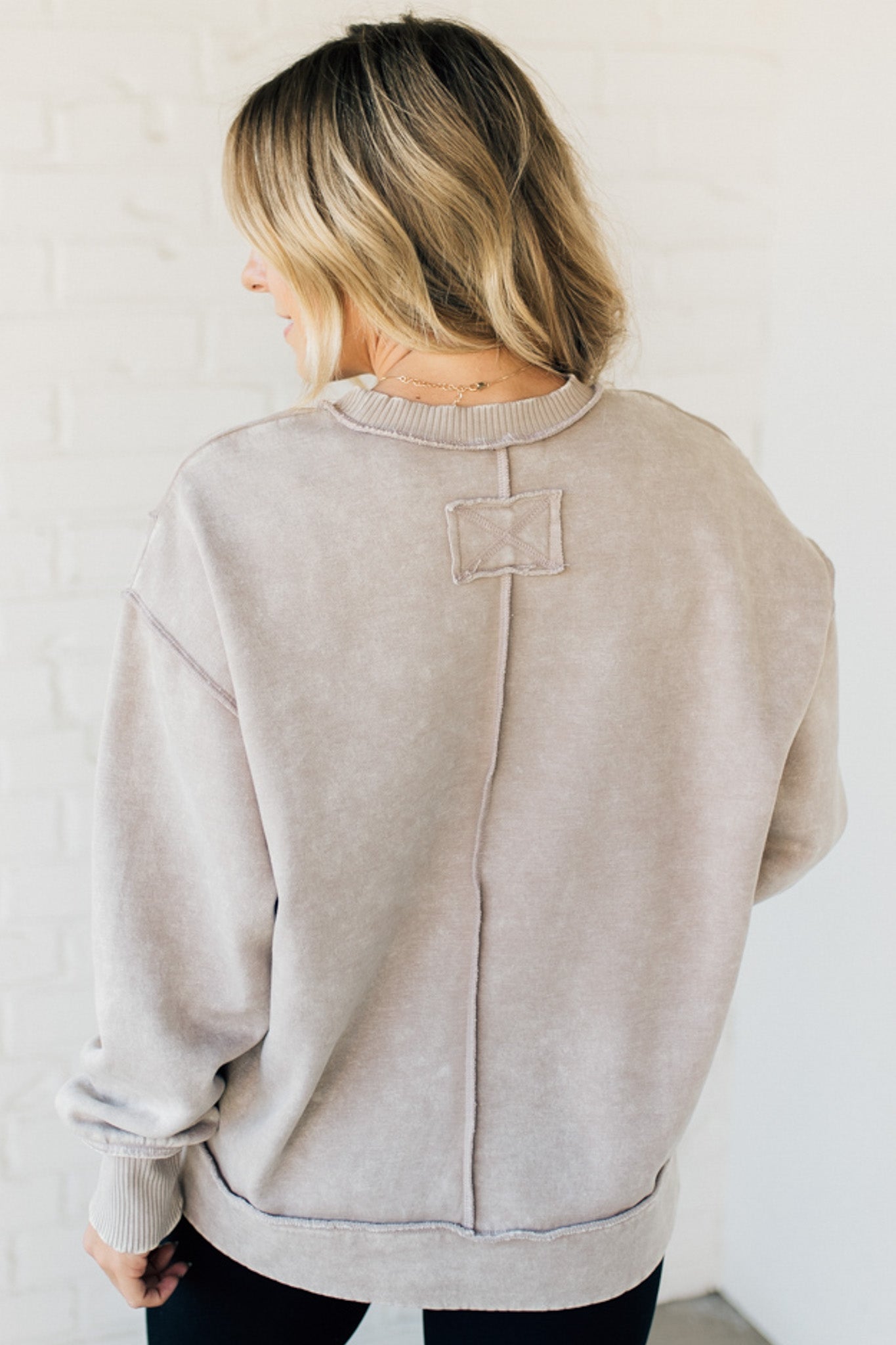 Clover Seam Detail Sweatshirt