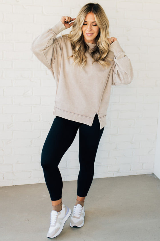 Clover Seam Detail Sweatshirt