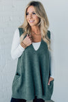 Cozy Pocket Sweater Vest