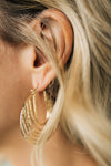 Crimped Cut Out Earrings