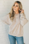 Crossover Collar Pullover