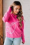 Cursive Heart Sweater