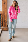 Cursive Heart Sweater