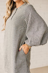 Daphne Houndstooth Dress