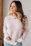 Diamond Weave Crewneck Sweater