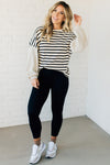 Double Stripe Thermal Top