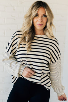  Double Stripe Thermal Top