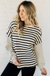 Double Stripe Thermal Top