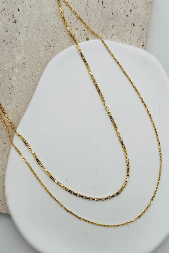 Doubled Dainty Necklace