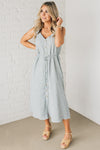 Eastside Buttoned Midi Dress