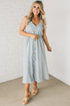 Eastside Buttoned Midi Dress