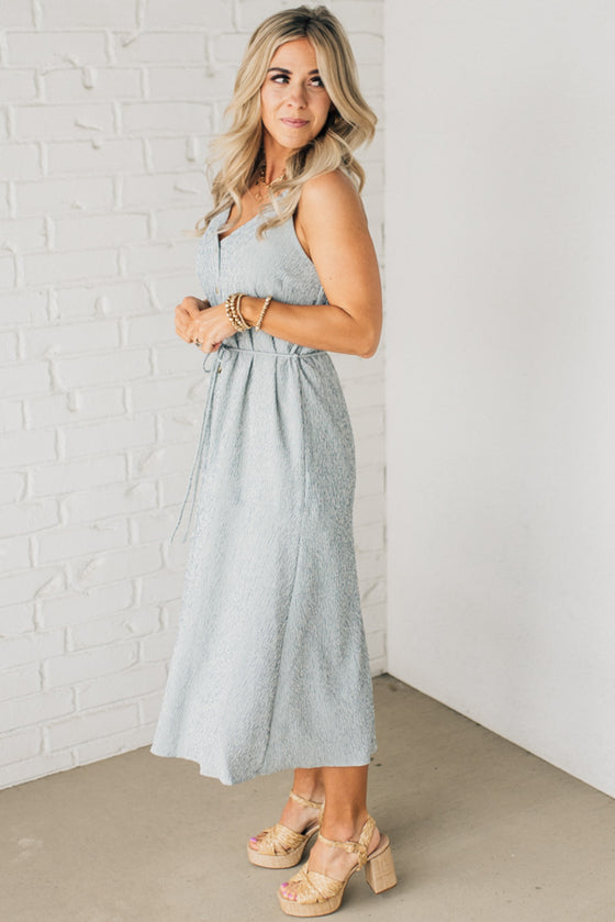 Eastside Buttoned Midi Dress