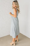 Eastside Buttoned Midi Dress