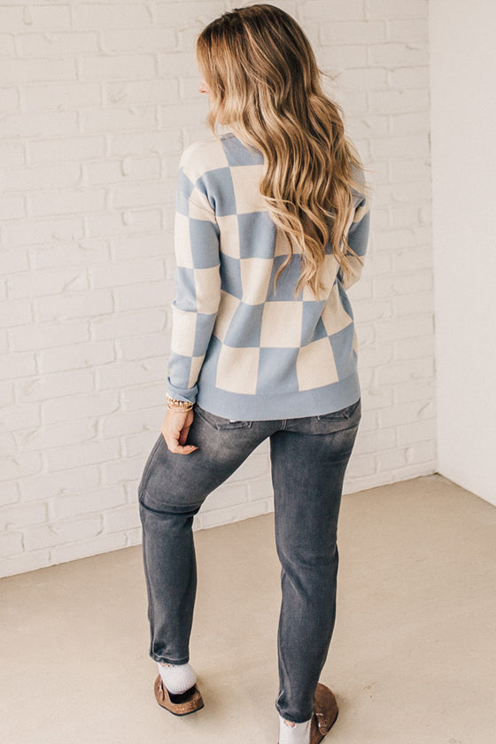 Everett Checker Sweater