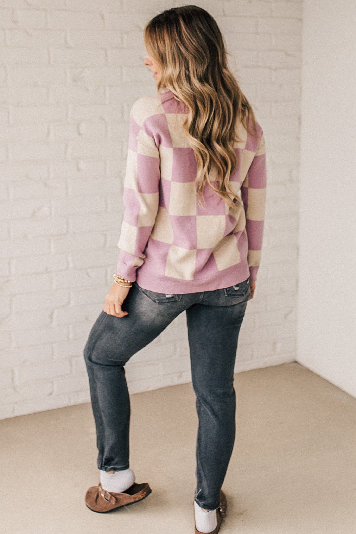 Everett Checker Sweater