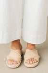 Fern Criss Cross Espadrille Slides