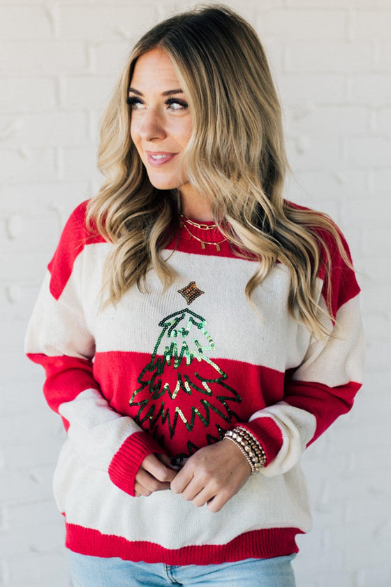 Festive Christmas Tree Sweater