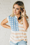 Flag Sweater Top