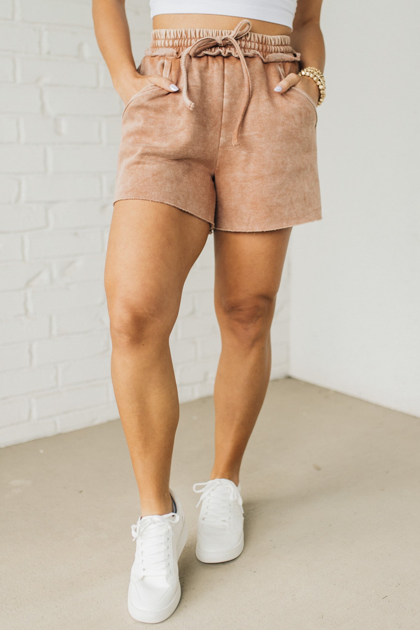 Fleece Lined Casual Shorts