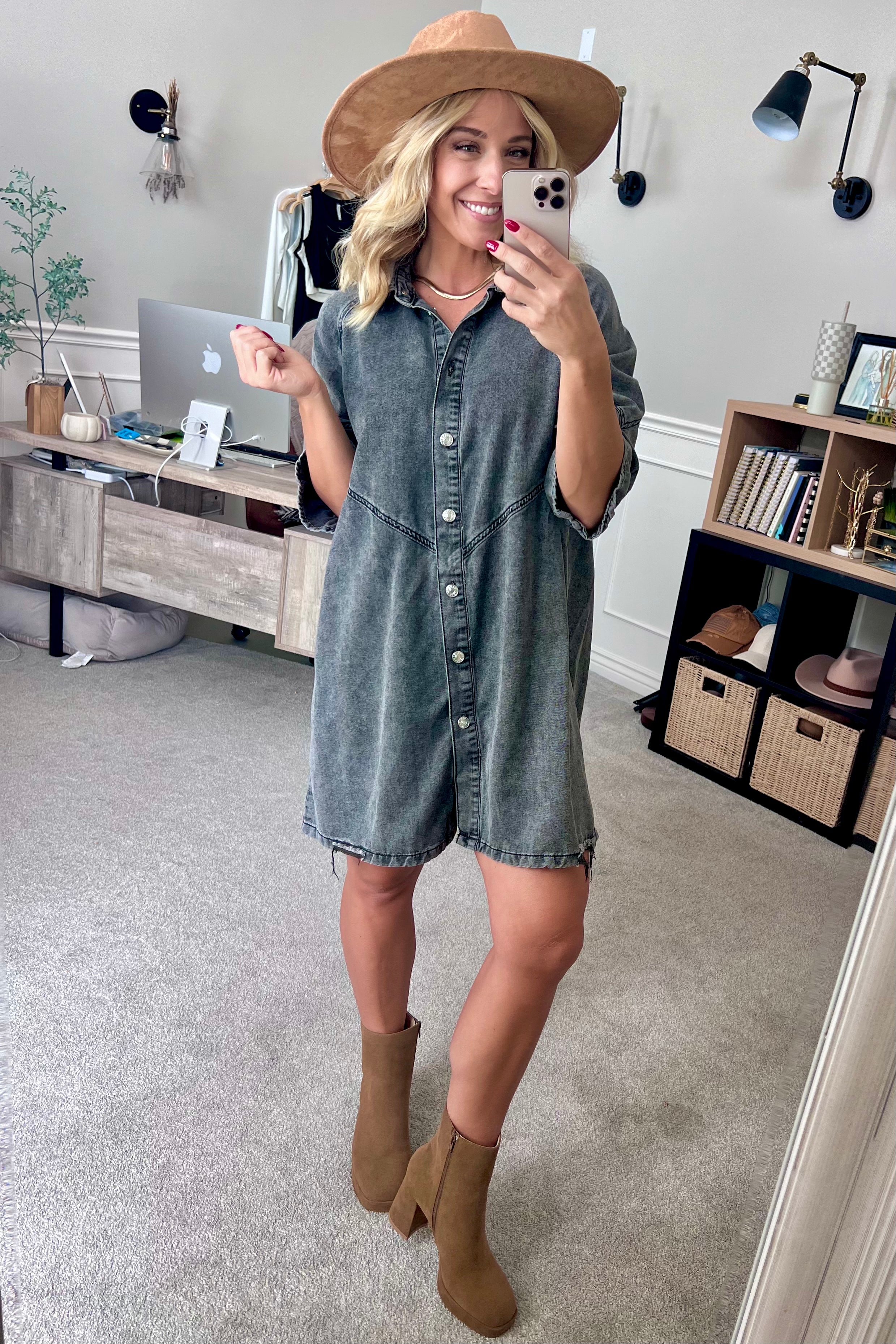 Florence Denim Dress