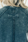 French Terry Acid Wash Top