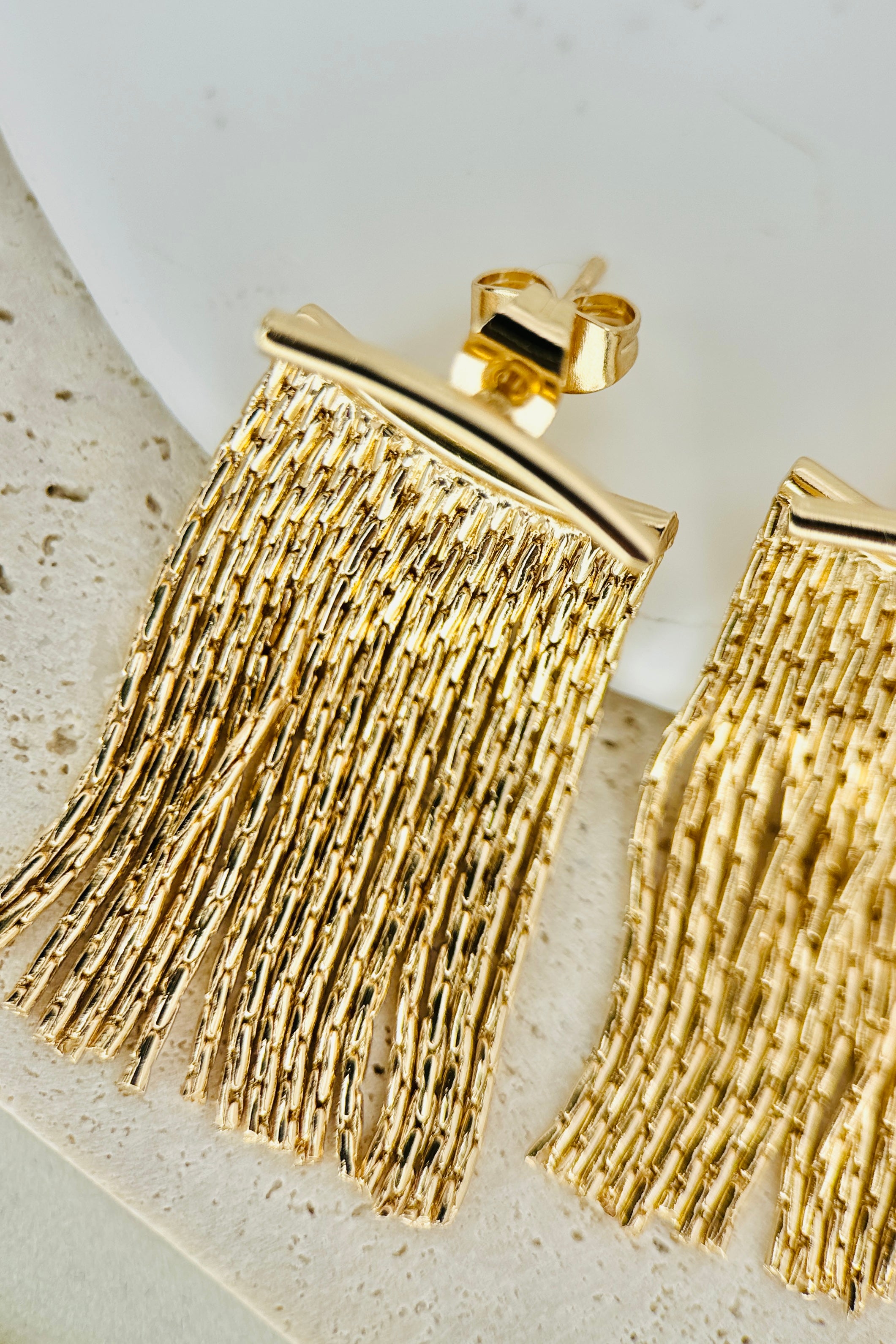 Fringed Bar Earrings