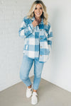 Fuzzy Lined Check Jacket