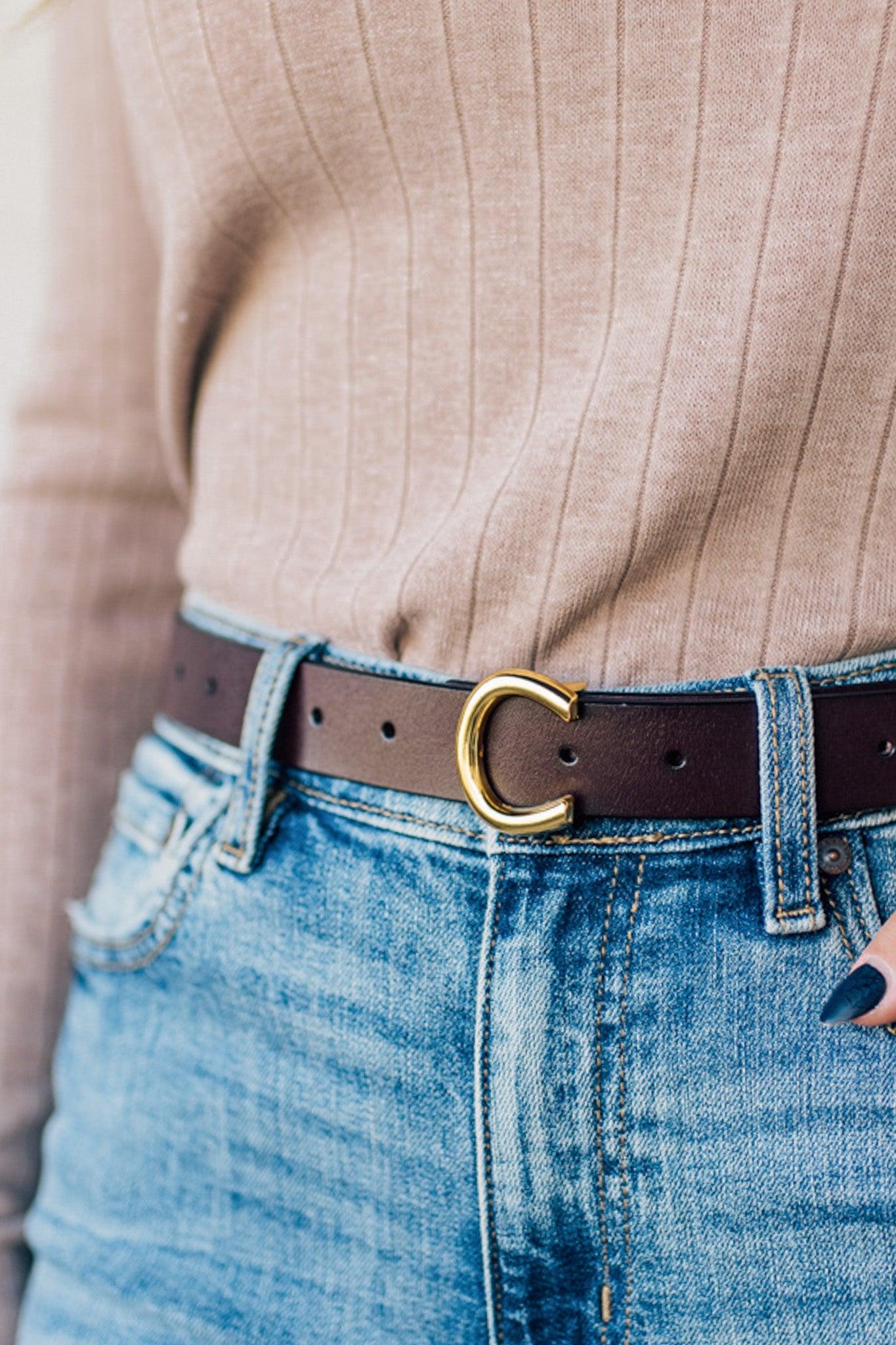 Gold Horseshoe Belt