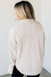 Grommet Henley Pullover