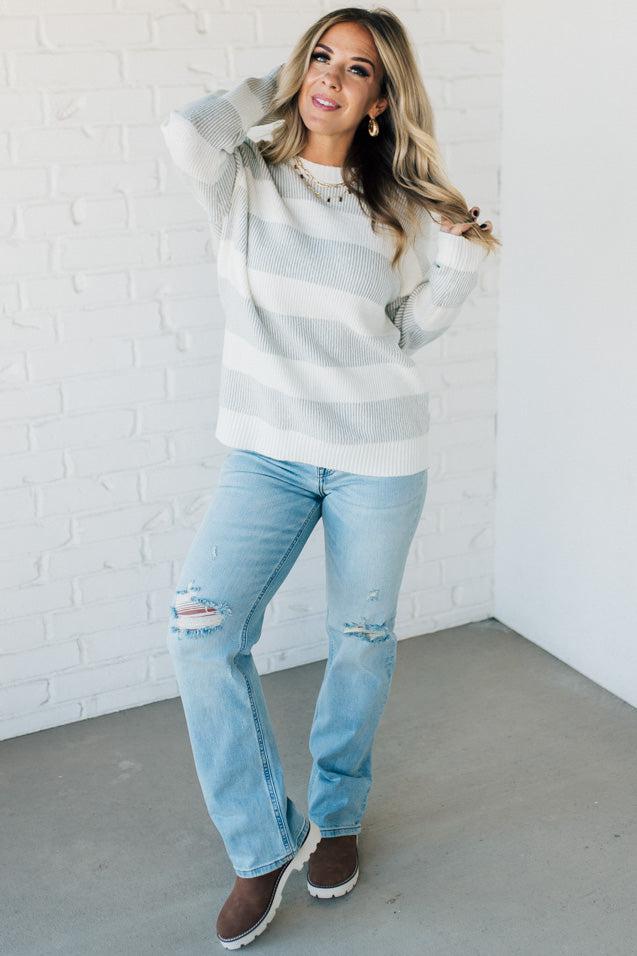 Hadli Striped Long Sweater