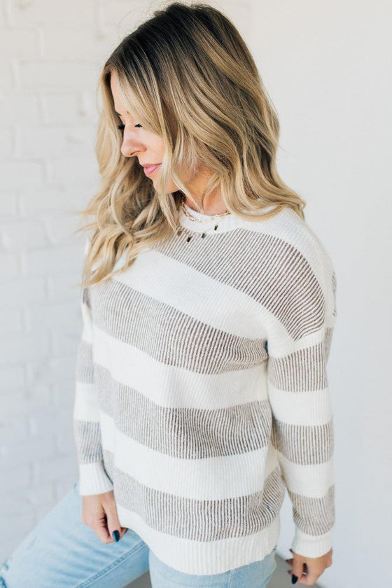 Hadli Striped Long Sweater