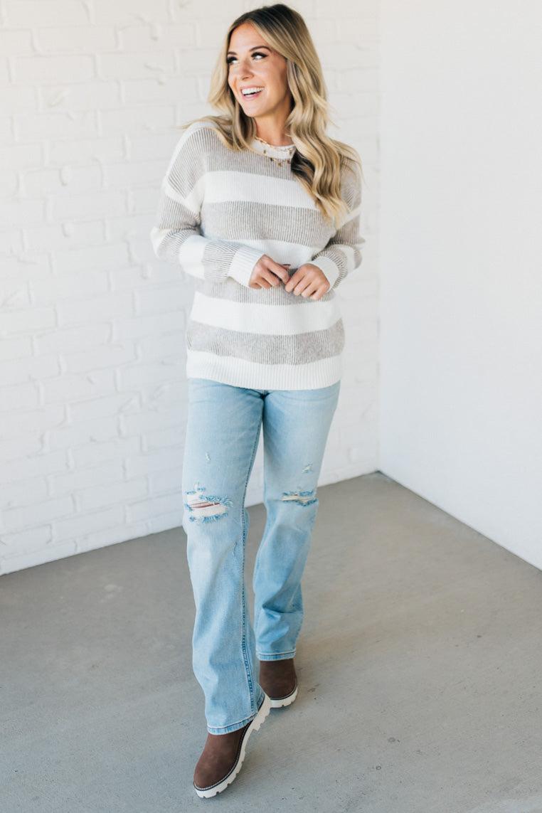 Hadli Striped Long Sweater