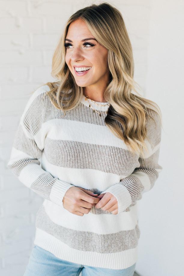 Hadli Striped Long Sweater