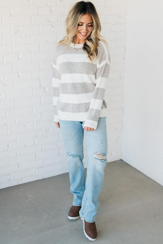 Hadli Striped Long Sweater