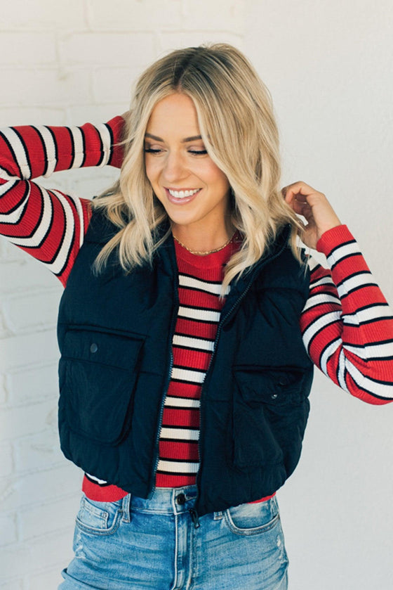 Hooded Puff Vest